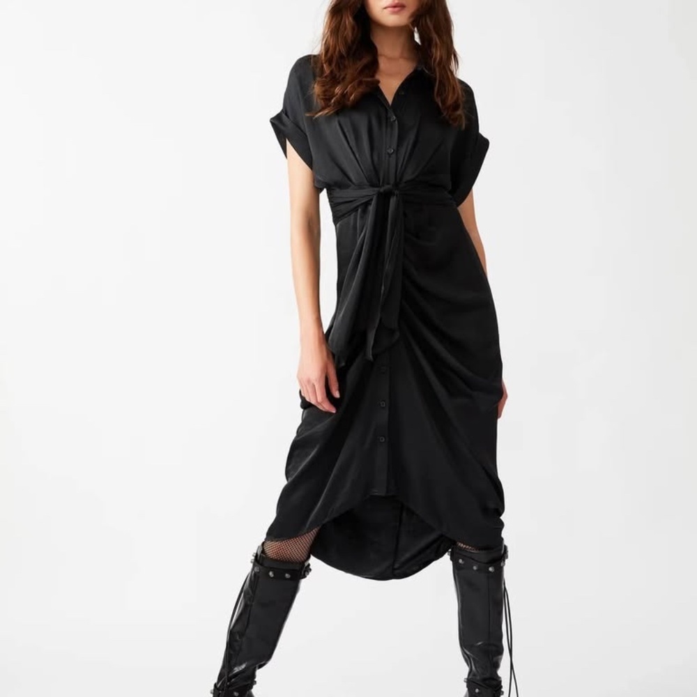 Steve Madden TORI DRESS BLACK-Size 6